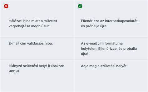 Színkódolt hibaüzenetek a routereken