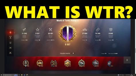 World of Tanks WTR rendszer áttekintése