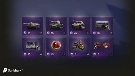 World of Tanks kitüntetések és jutalmak