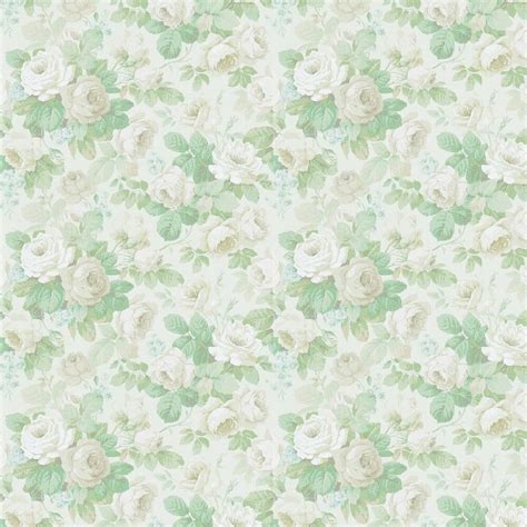 Sanderson Chelsea Sage/Ivory virágmintás textil minta