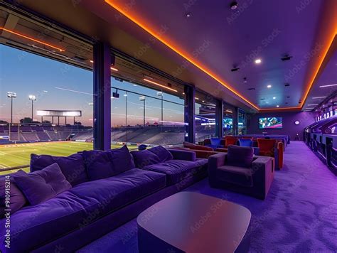 A Haladás stadion VIP lounge látképe