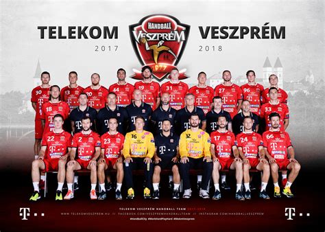 Veszprém Kézilabda Csapat ünneplés közben