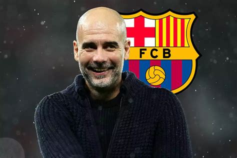 A Barcelona korábbi elnöke, Joan Laporta (j) Pep Guardiola kinevezésekor