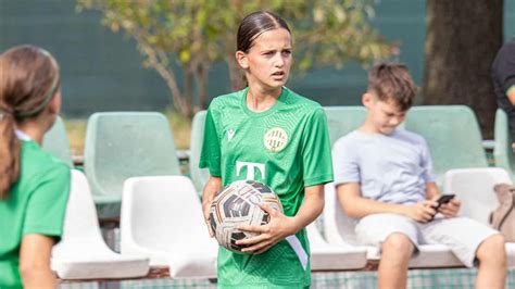 Nagy Lívia a Ferencváros utánpótlás csapatában