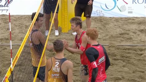 Vasvári nővérek strandröplabda győzelmi pillanat