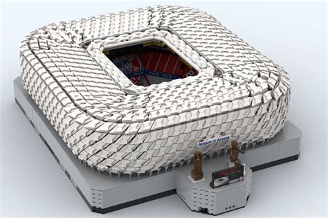 A LEGO Ideas Allianz Arena modell látképe