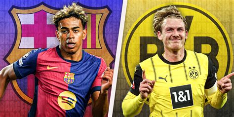 Borussia Dortmund és FC Barcelona játékosainak portréi