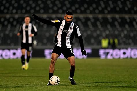 A 2017-es Videoton - Partizan Beograd mérkőzés pillanata