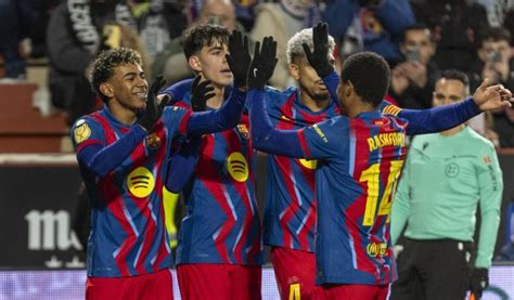 Az FC Barcelona csapat ünneplése