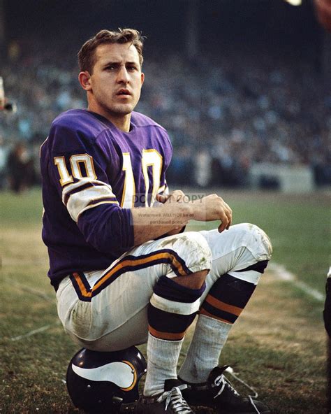 Fran Tarkenton fiatalon, Vikings mezben