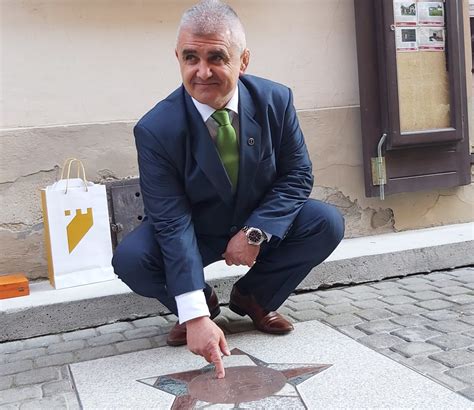 Az Egri Csillagok Sétánya Sike András csillagával