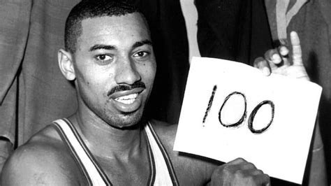 Wilt Chamberlain a 100 pontos meccse után a 