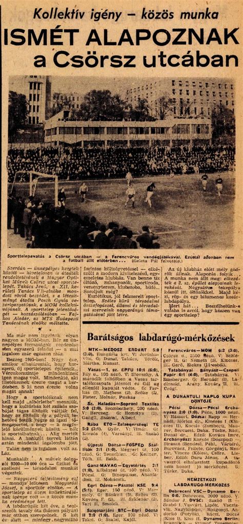 A pályaavató mérkőzés pillanatai a stadionban