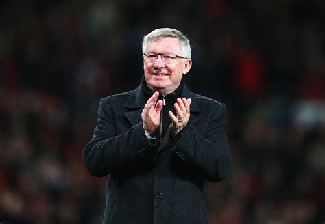Sir Alex Ferguson, a Manchester United legendás menedzsere