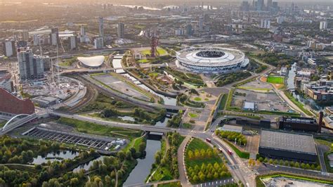 Queen Elizabeth Olympic Park madártávlatból