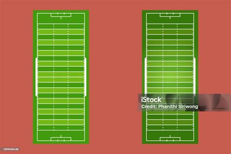 Az amerikai futballpálya méretei és zónái infografika