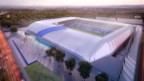 Az Új Hidegkuti-stadion látképe