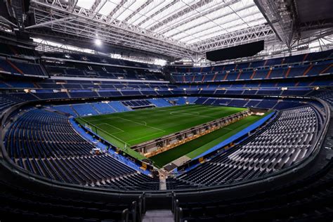 Bernabéu stadion látképe