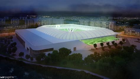 A Haladás stadion építésének fázisai