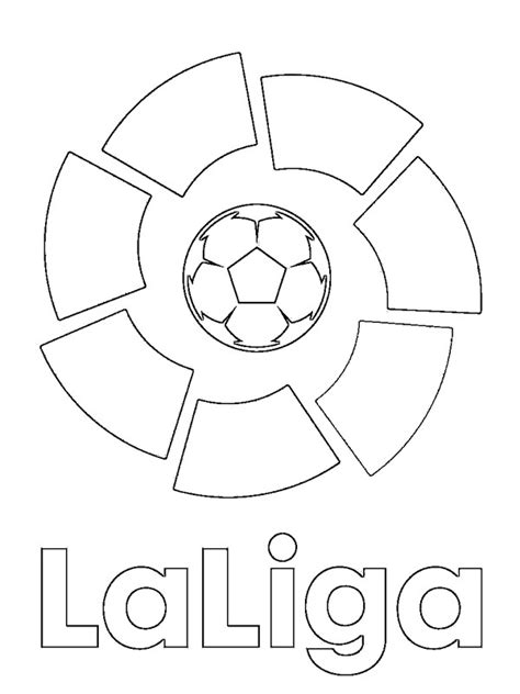 La Liga logó és labdarúgók