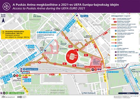 Térkép az Allianz Aréna megközelítéséről és parkolóiról