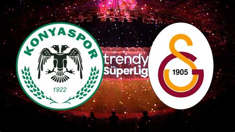 Konyaspor - Galatasaray mérkőzés dátuma és helyszíne