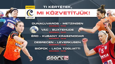 Az EHF és a Sport TV logói