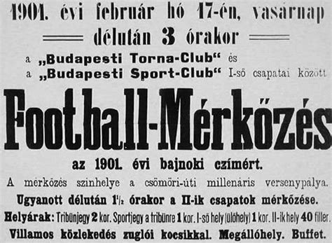 A magyar labdarúgás története és archív felvételei