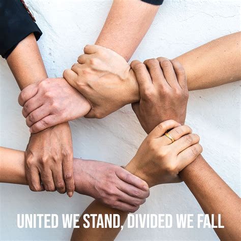 United we stand, divided we fall illusztráció