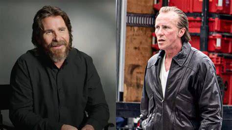 Christian Bale, mint Al Davis fociedző (jelmezben a Madden forgatásán)