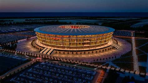 Az új belgrádi nemzeti stadion látványterve