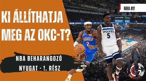 NBA nyugati konferencia csapatainak térképe