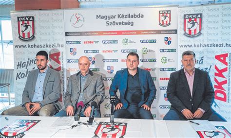 Vágó Attila, Mátyás Gábor, Barta Endre és Gurics Attila a 2020-as sajtótájékoztatón