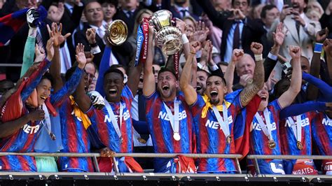 Crystal Palace játékosok ünneplése