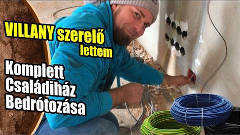 Villanyvezetékek szerelése gyári környezetben