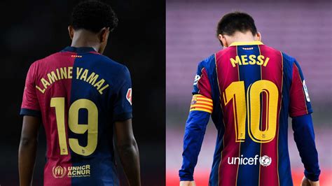 Fiatal Lamine Yamal és Lionel Messi egy jótékonysági fotózáson