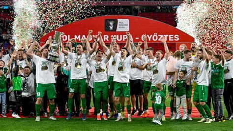 A Magyar Kupa döntőjének logója a két csapat címerével