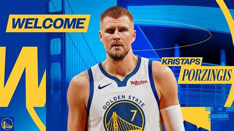 Kristaps Porzingis a Golden State Warriors mezében