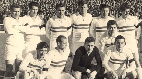 A Budapesti Honvéd legendás 1950-es évekbeli csapata Puskás Ferenccel