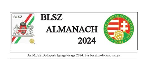 A BLSZ Almanach címlapja, visszatekintés az év eseményeire