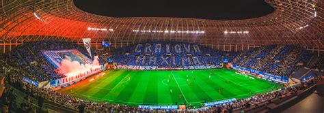 A Craiova stadion külső megközelítési pontjai és körgyűrűje