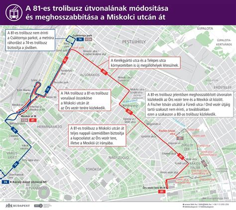 A 77-es trolibusz útvonalának tervezett egyszerűsítése