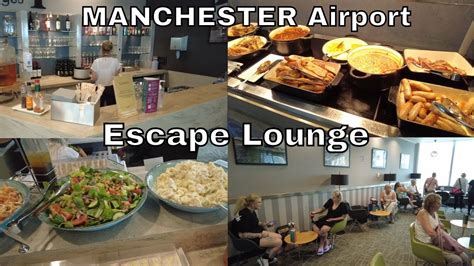 Manchester Repülőtér Escape Lounge belső tere