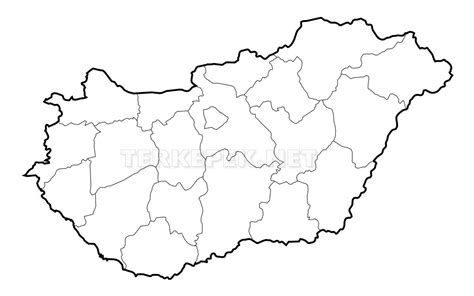 Magyarország megyék vaktérkép
