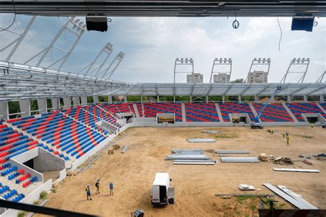 A nyíregyházi stadion látképe