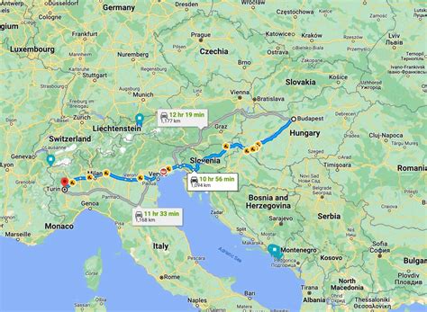 Torino térkép repülőútvonalakkal