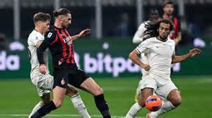 Lazio-Milan mérkőzés pillanatképe