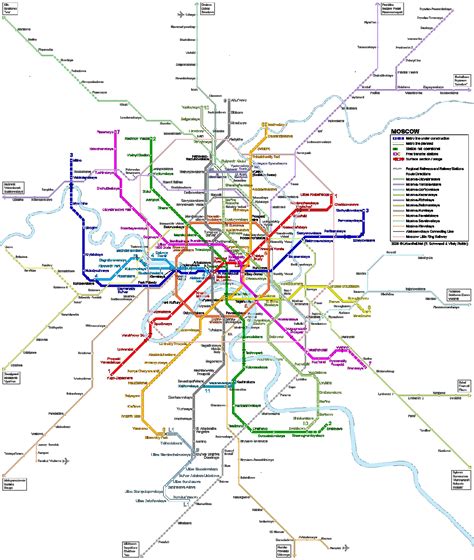 Moszkvai metró térkép a VEB Aréna megközelítésével