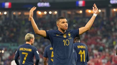Kylian Mbappé a francia válogatott mezében a 2018-as világbajnokságon