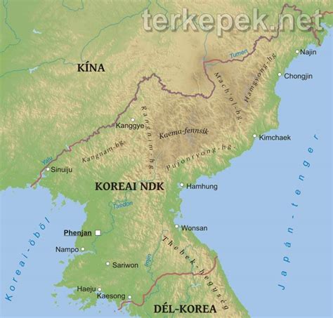 Észak- és Dél-Korea térkép, sportdiplomáciai utalással